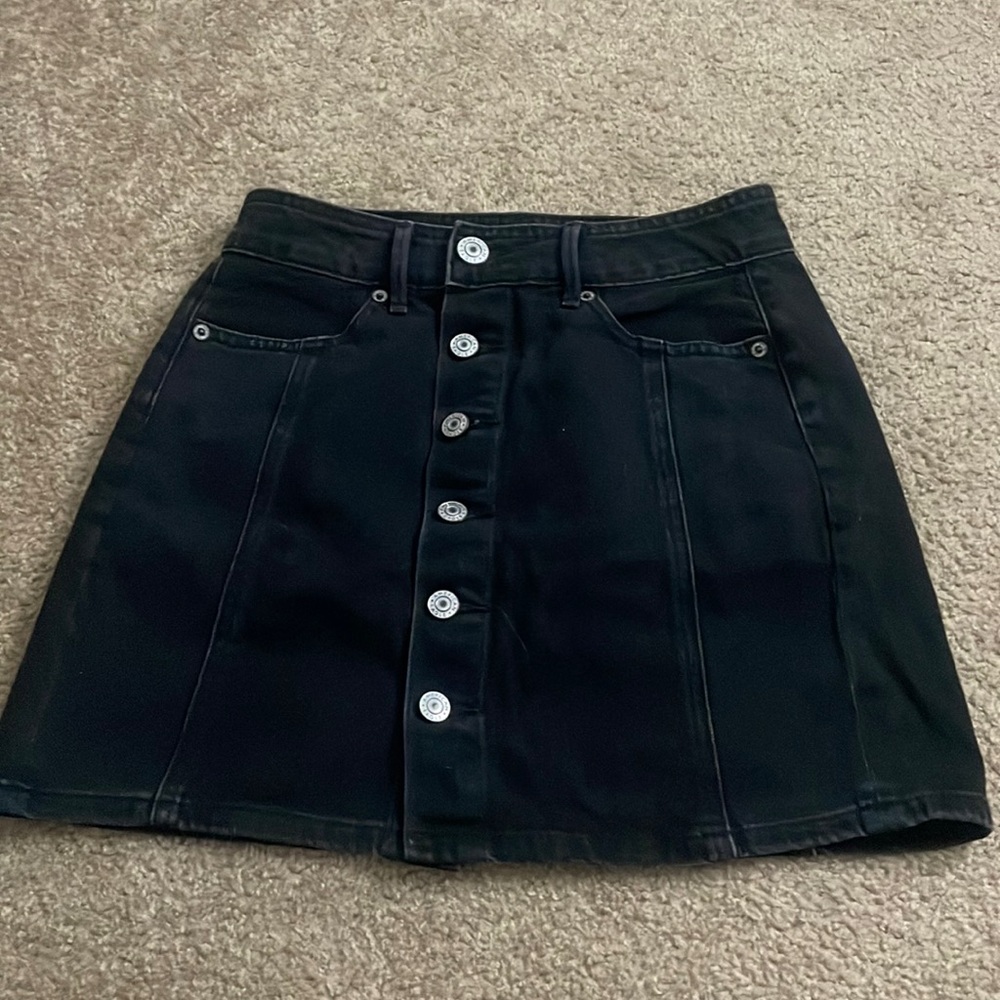 Black American Eagle jean skirt